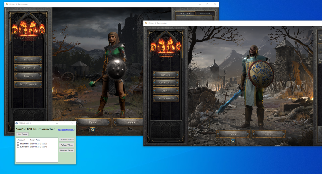 D2R Multi account launcher